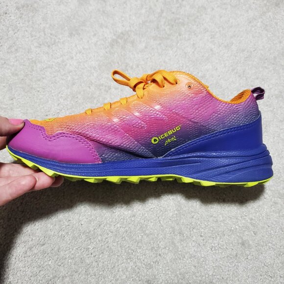 Icebug Women's Athletic Shoes, aggressive treads, great for traction on trails - Picture 5 of 11